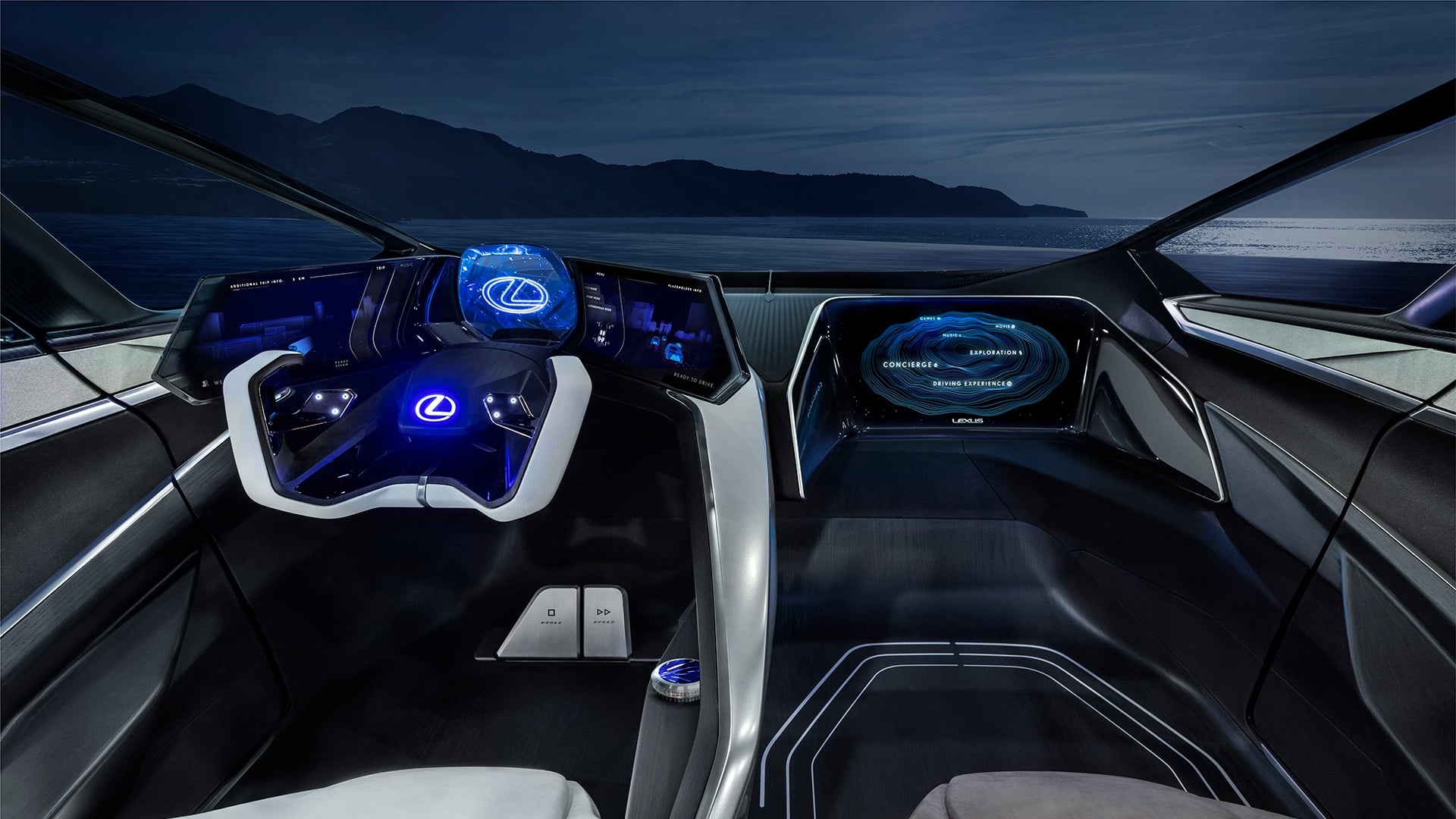 Concept vehicle shown. Not available for purchase.