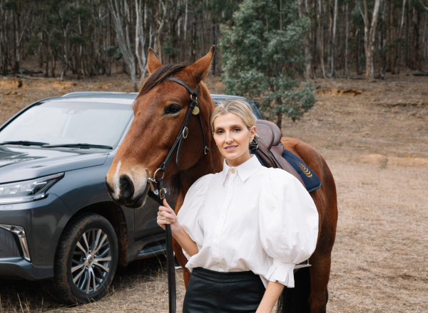 Kate Waterhouse with horse