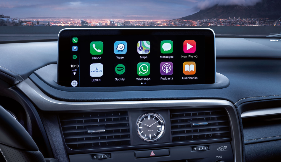 Apple CarPlay on RX head unit.