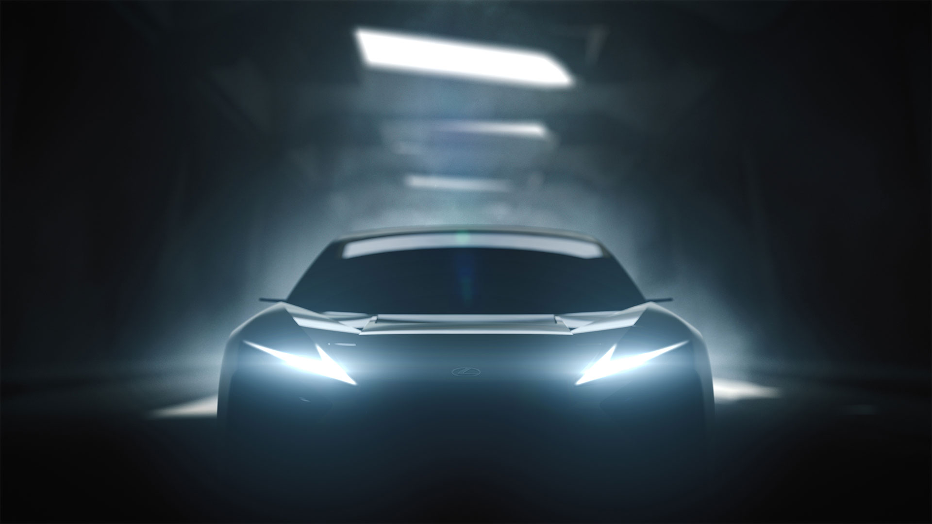Glimpse of a Lexus concept vehicle