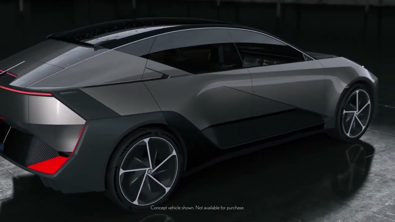 Side profile of the Lexus LF-ZL concept vehicle