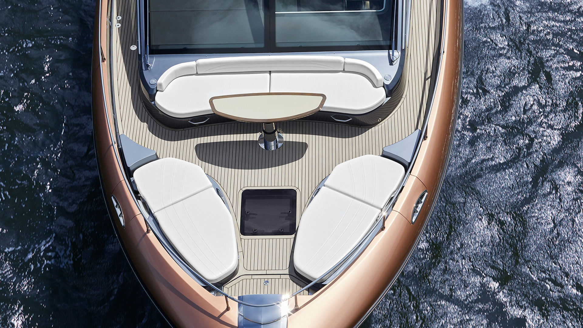 Front view of the Lexus LY 650 Yacht concept