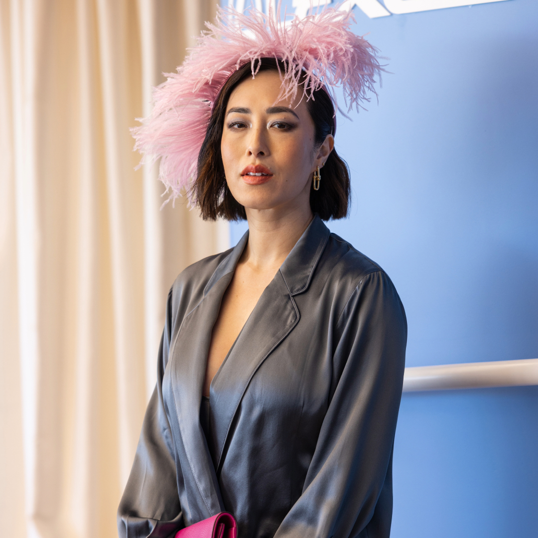 Lexus ambassador and food writer Melissa Leong at Lexus Oaks Day.